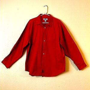 Old Navy Red Dress Shirt